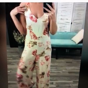 Floral jumpsuit
